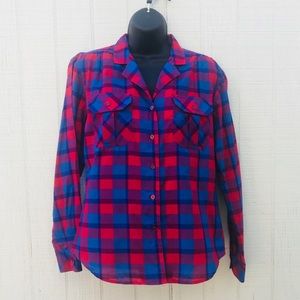 Vintage plaid button down